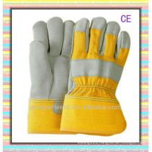 Durable cow leather working gloves